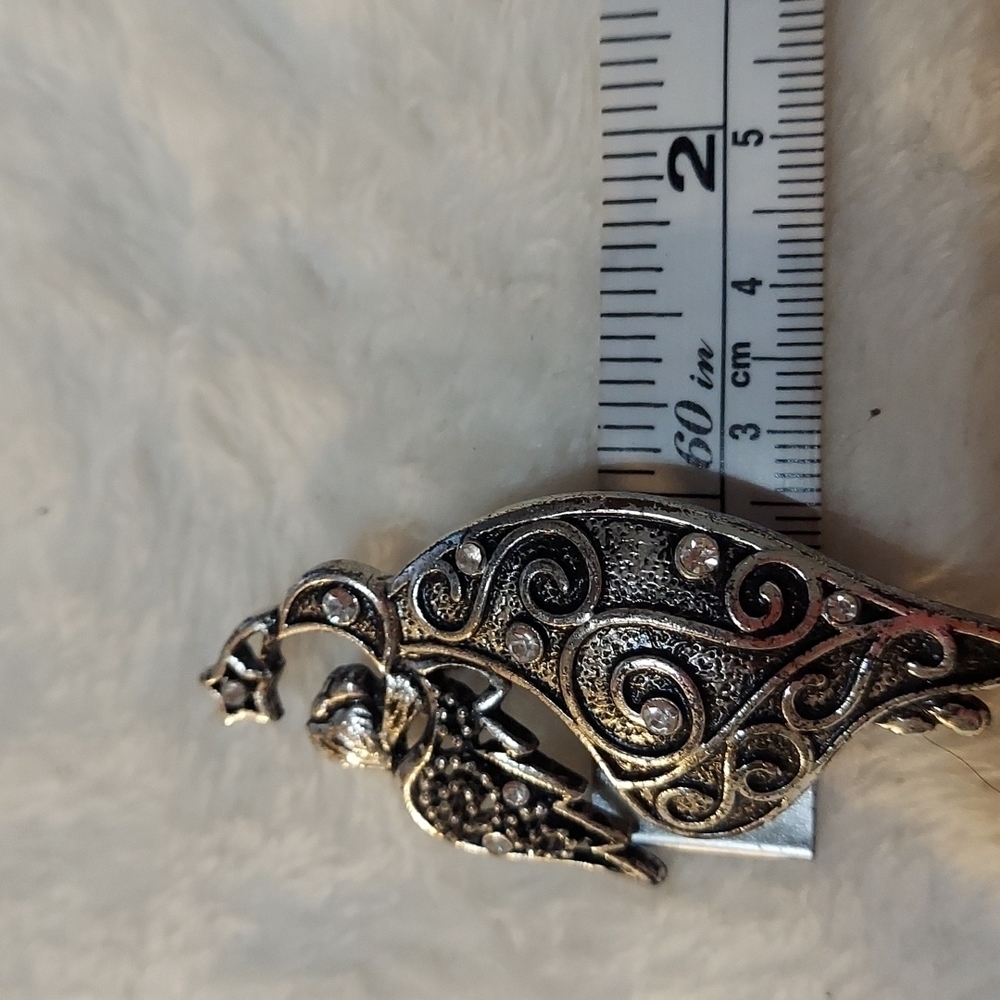 Angel Brooch with Rhinestones - Picture 4 of 4